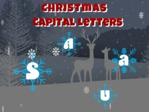 Christmas Capital Letters